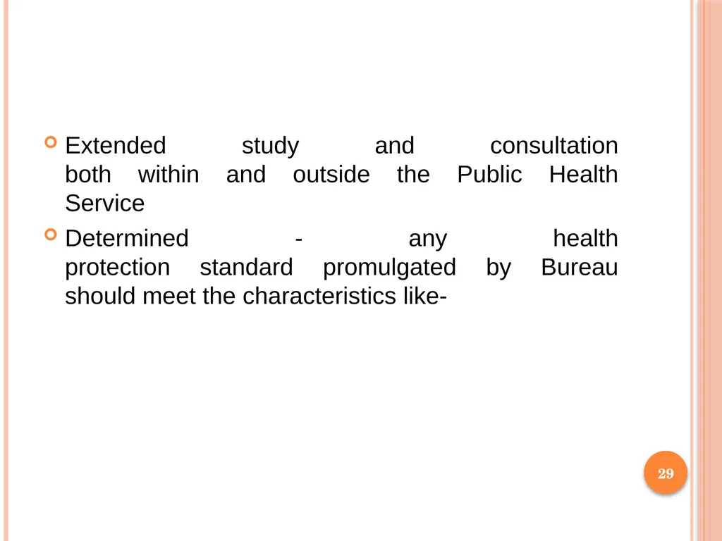 1 SUBJECT: Environmental protection and management - slide 29 of 92