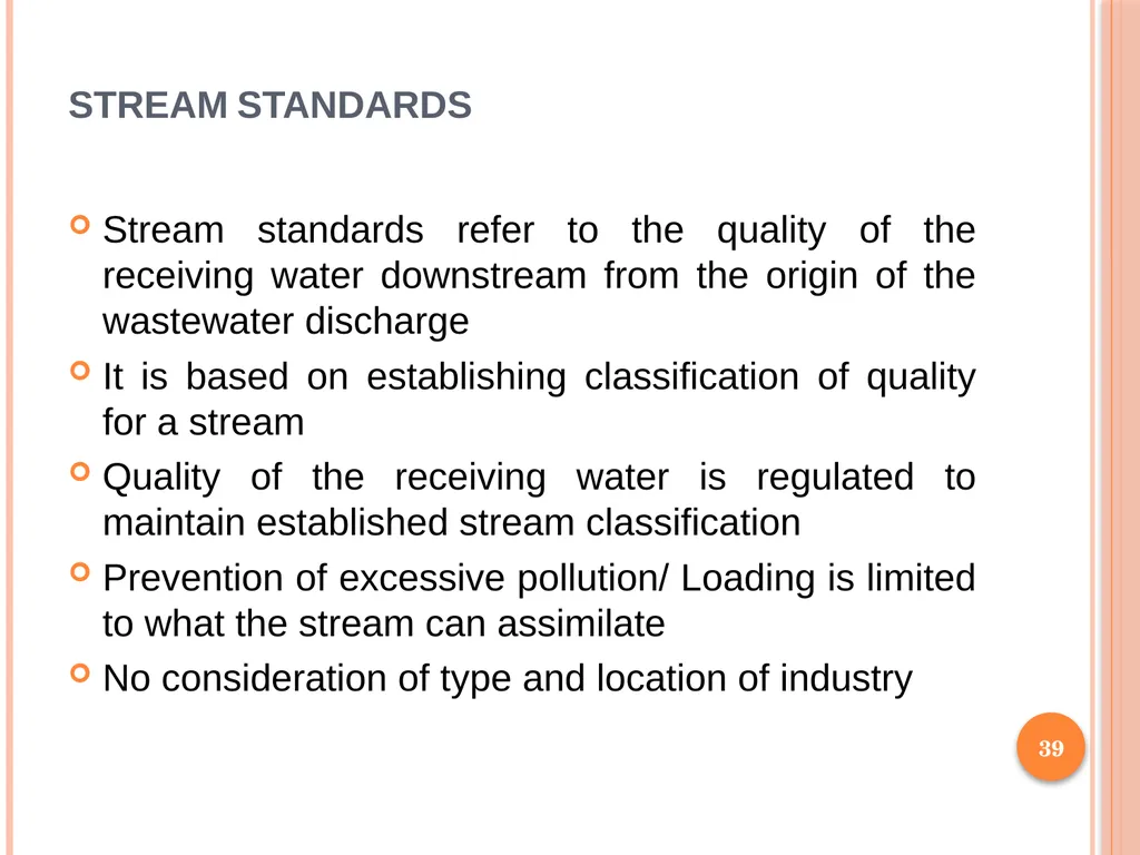 1 SUBJECT: Environmental protection and management - slide 39 of 92