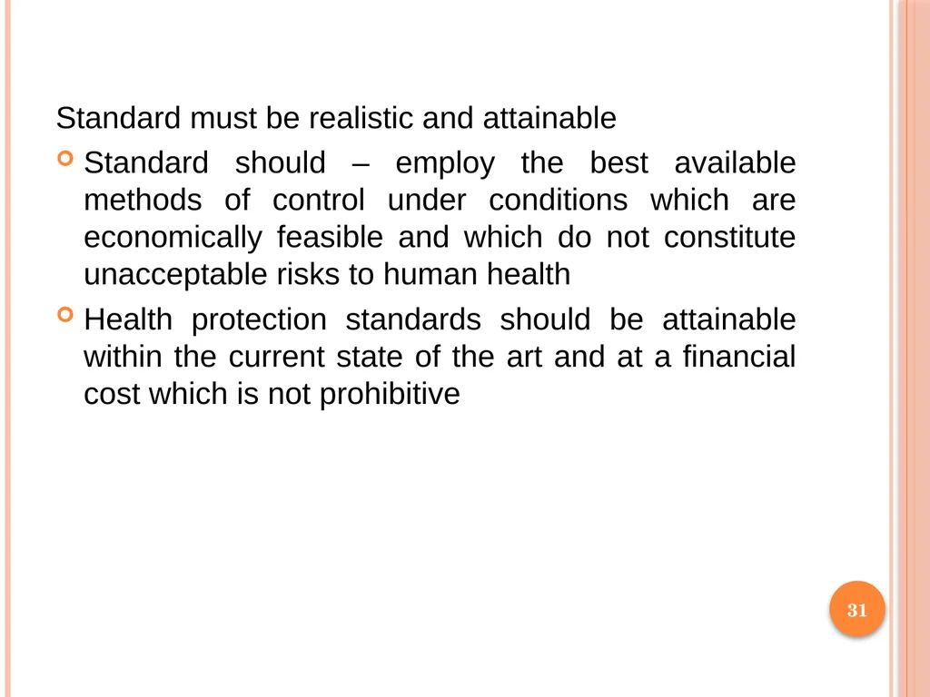1 SUBJECT: Environmental protection and management - slide 31 of 92