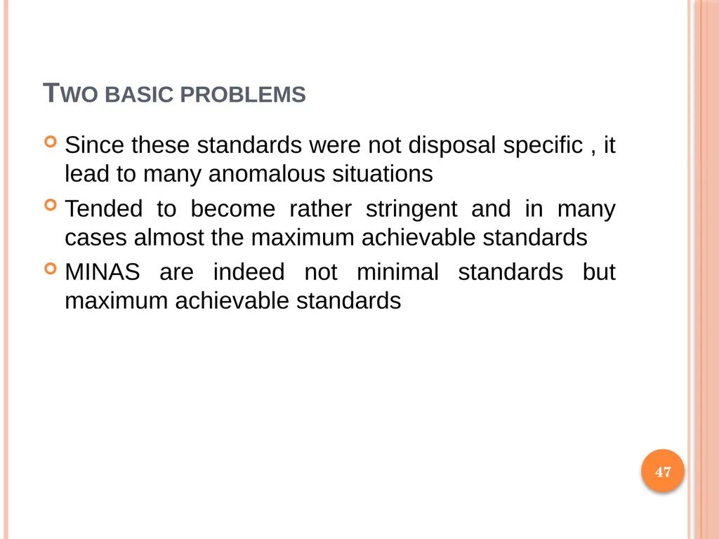 1 SUBJECT: Environmental protection and management - slide 47 of 92