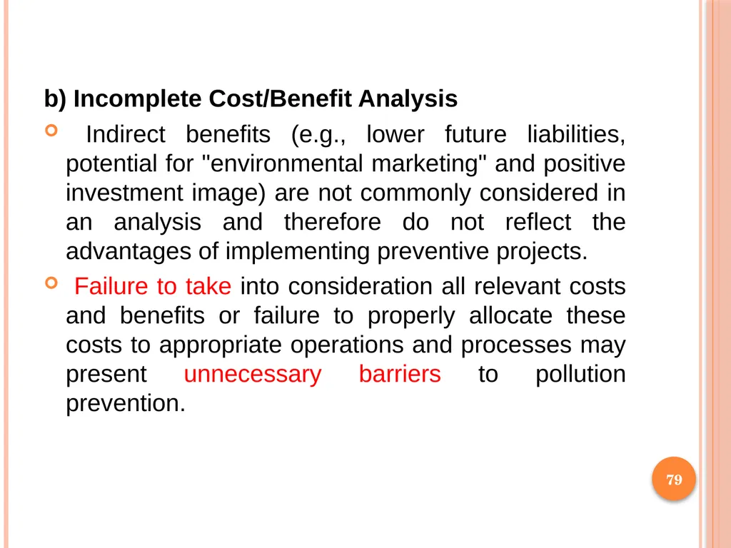1 SUBJECT: Environmental protection and management - slide 79 of 92
