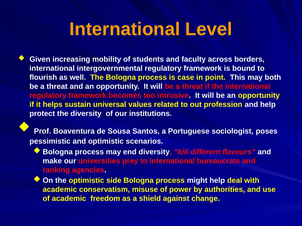 ACADEMIC FREEDOM AND INSTITUTIONAL AUTONOMY: - slide 21 of 24