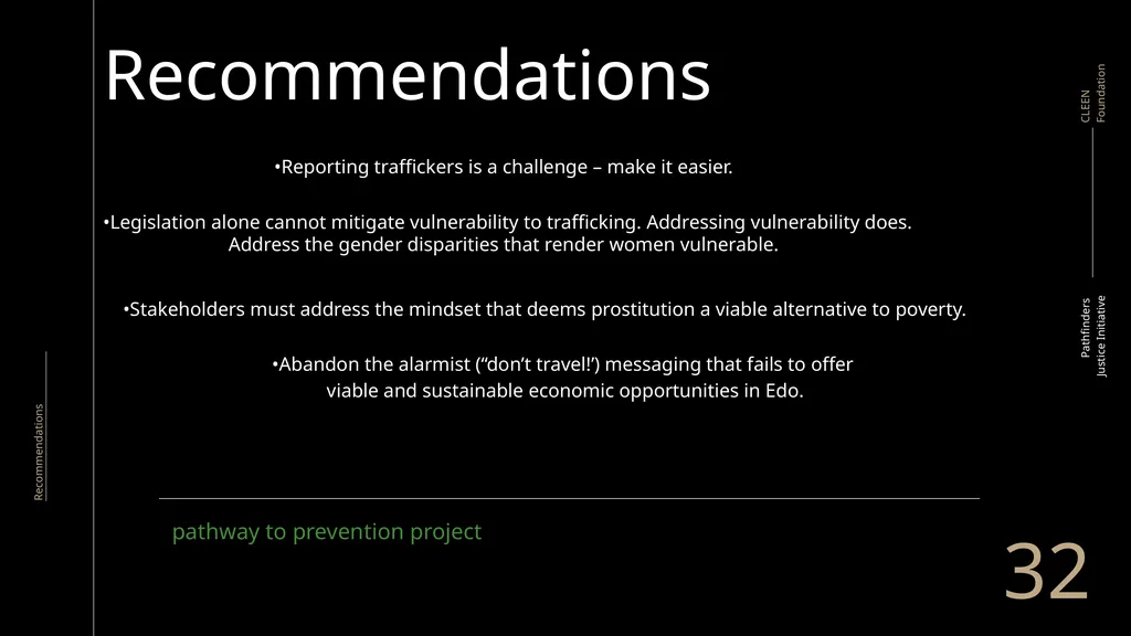 Pathway to Prevention Dissemination Meeting - slide 32 of 40