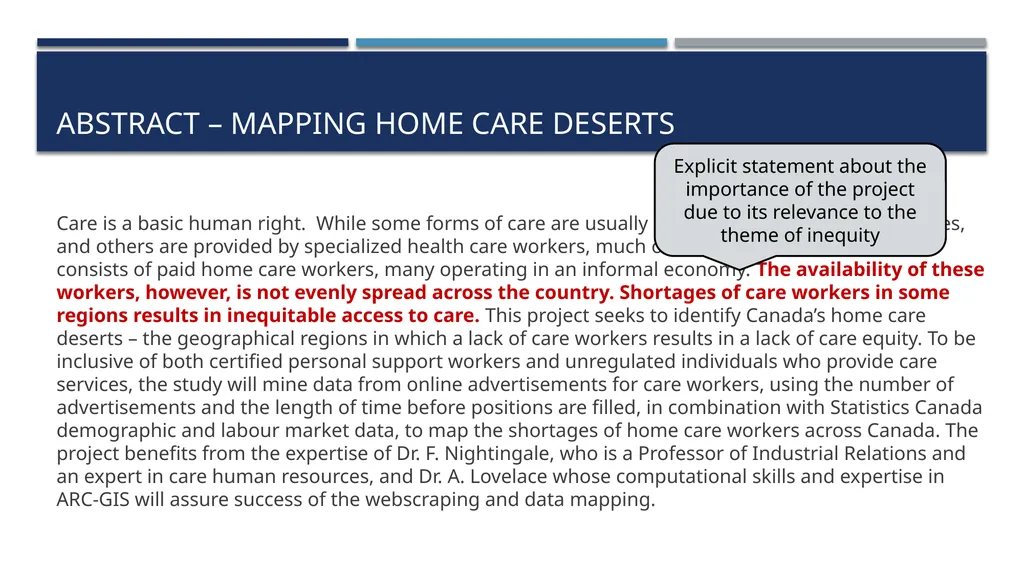 Writing An Effective Equity-Themed Catalyst Grant - slide 8 of 28