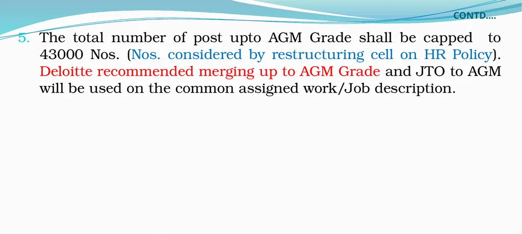 CPSU Cadre Hierarchy PROPOSAL Salient Points while - slide 26 of 37