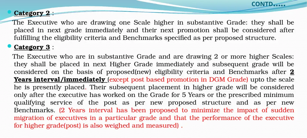 CPSU Cadre Hierarchy PROPOSAL Salient Points while - slide 30 of 37