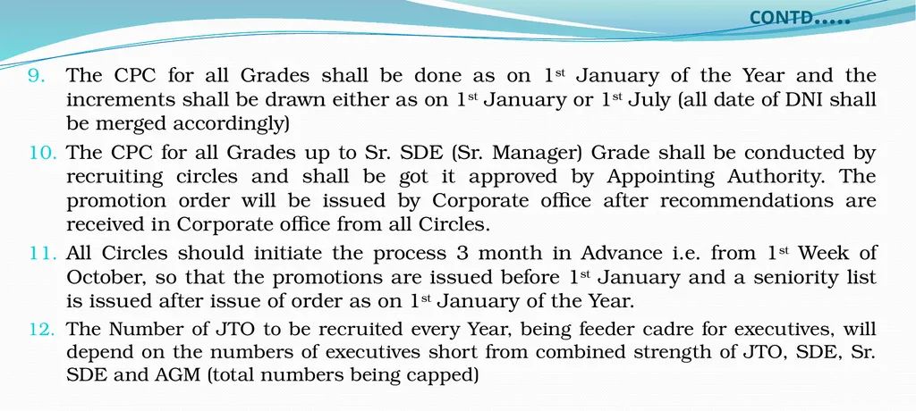 CPSU Cadre Hierarchy PROPOSAL Salient Points while - slide 31 of 37