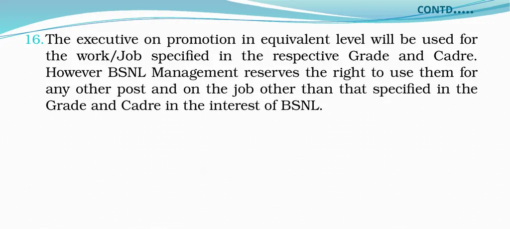 CPSU Cadre Hierarchy PROPOSAL Salient Points while - slide 33 of 37