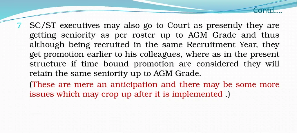 CPSU Cadre Hierarchy PROPOSAL Salient Points while - slide 36 of 37