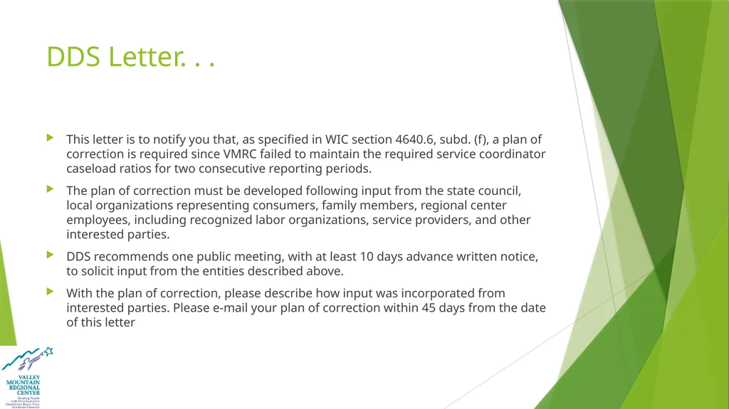 2019 Report, Feedback, and Plan of Correction for - slide 3 of 23