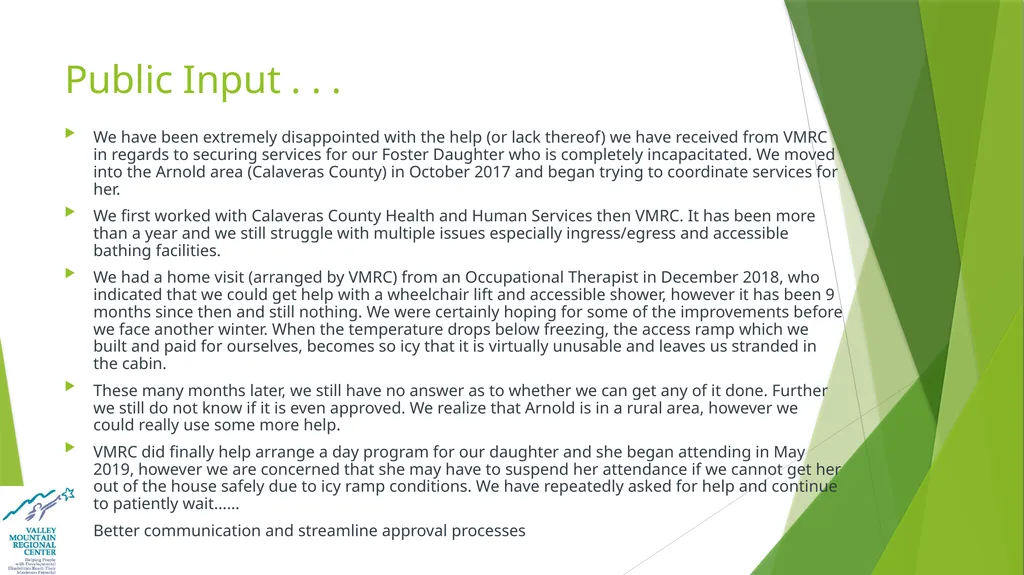 2019 Report, Feedback, and Plan of Correction for - slide 12 of 23
