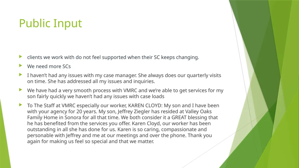 2019 Report, Feedback, and Plan of Correction for - slide 18 of 23