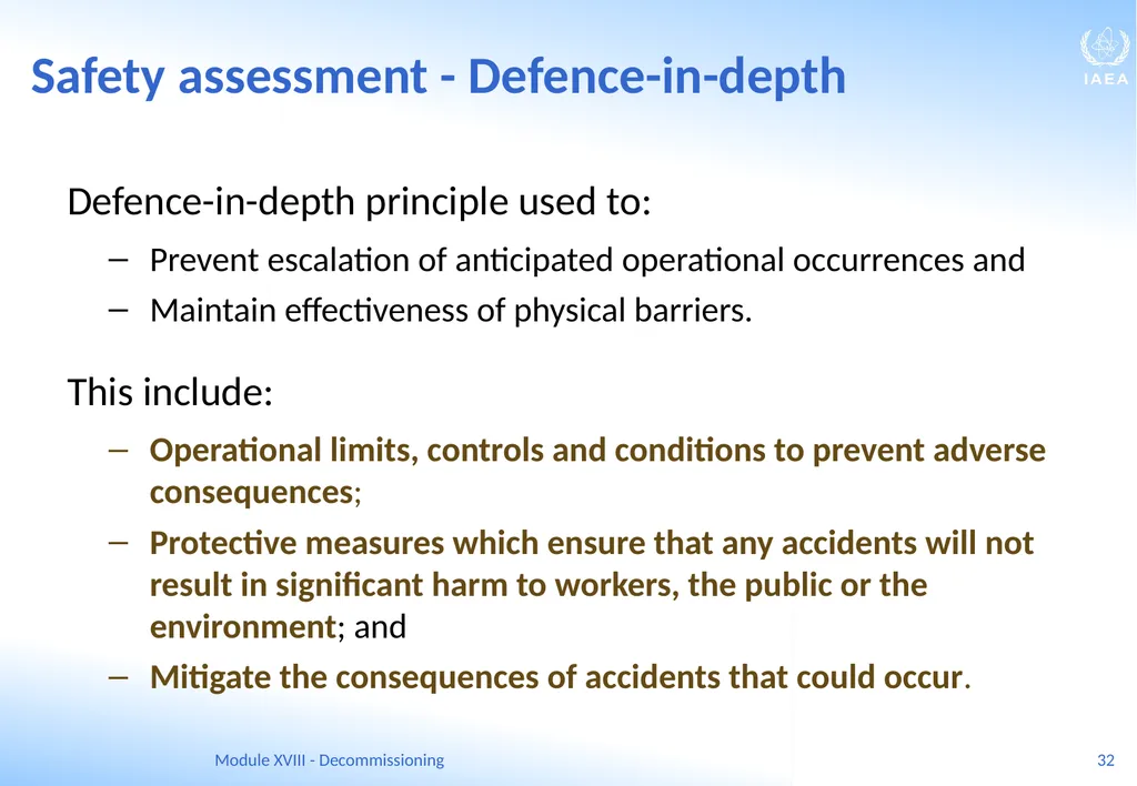 Module XVIII - Decommissioning Ferenc Adorjan - slide 32 of 64