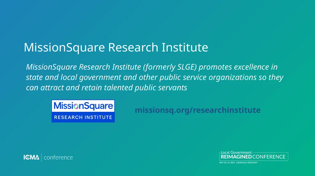 Reimagining Recruitment Gerald Young MissionSquare - slide 2 of 16