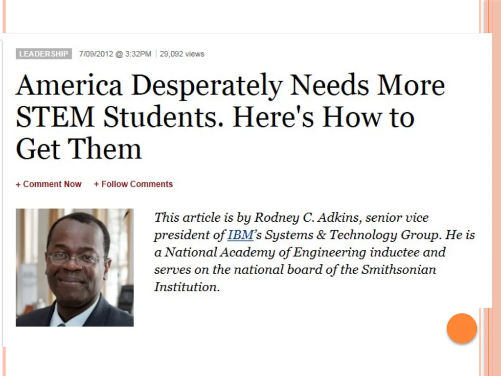 Educator’s Equity in STEM: A Plan to Recruit - slide 16 of 35