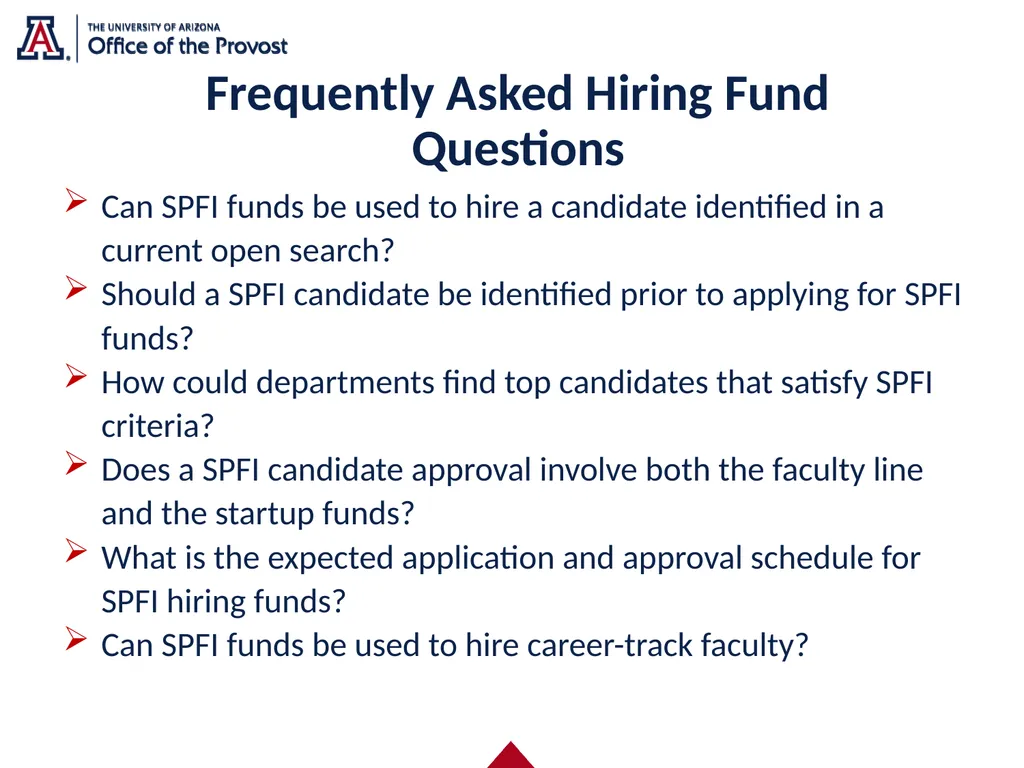 Strategic Priorities Faculty Initiative (SPFI) - slide 22 of 23