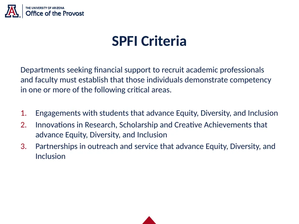 Strategic Priorities Faculty Initiative (SPFI) - slide 7 of 23