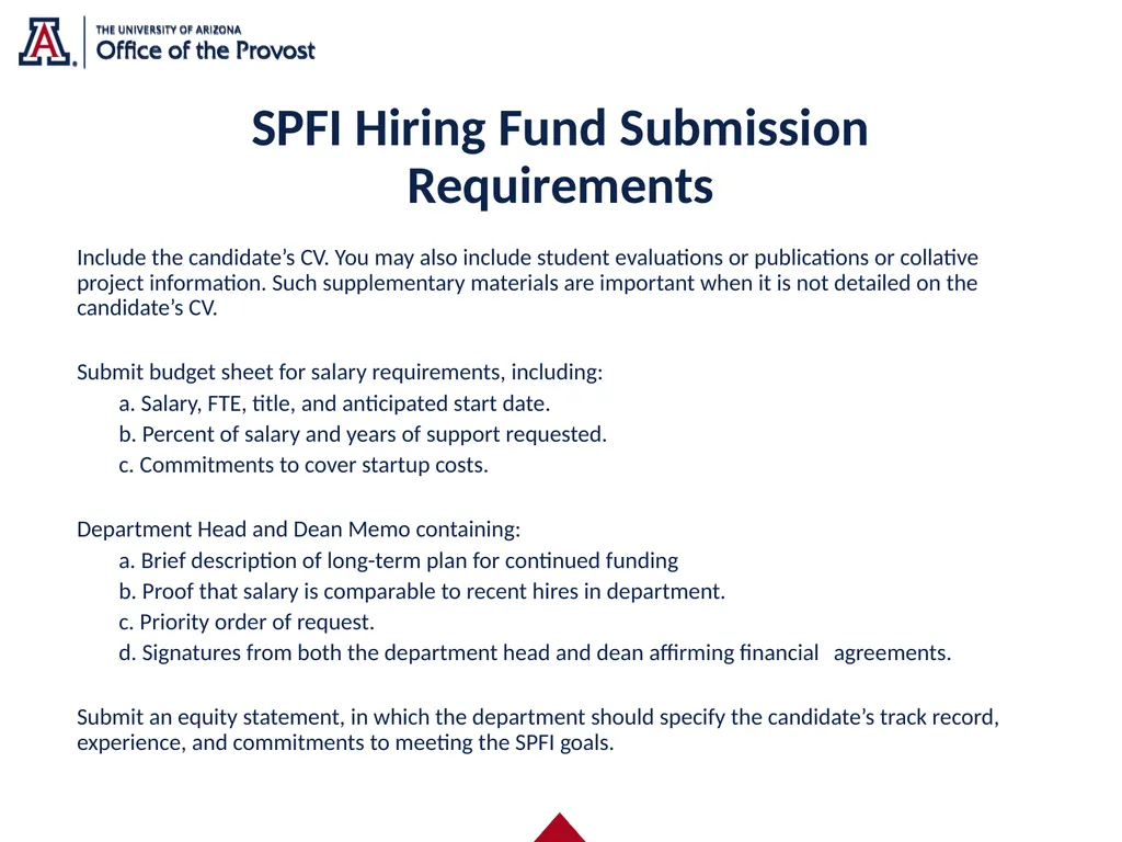Strategic Priorities Faculty Initiative (SPFI) - slide 18 of 23