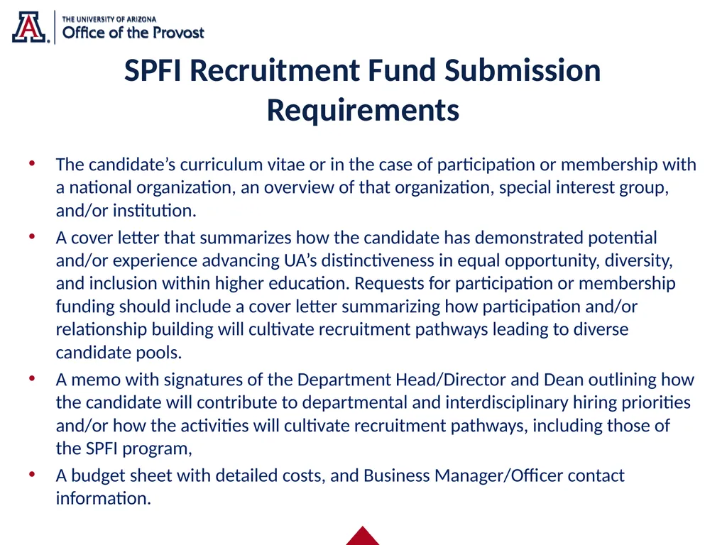 Strategic Priorities Faculty Initiative (SPFI) - slide 20 of 23
