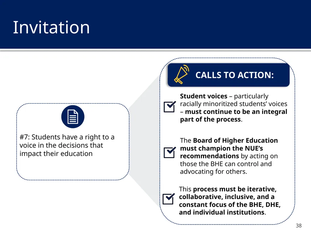 The New Undergraduate Experience (NUE) Amcoa Team - slide 38 of 38
