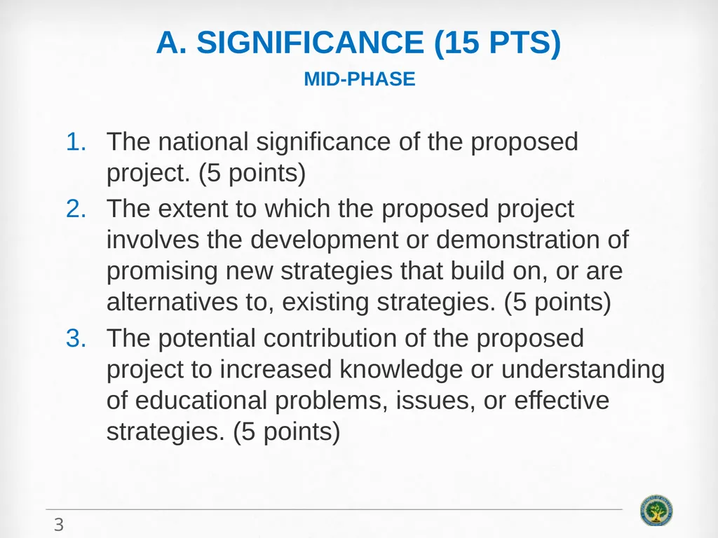 Education Innovation and Research (EIR) Mid-Phase - slide 3 of 19