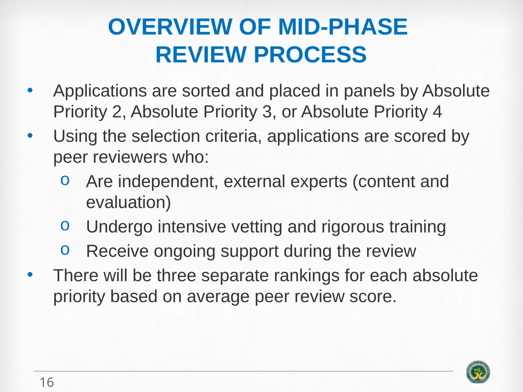 Education Innovation and Research (EIR) Mid-Phase - slide 16 of 19