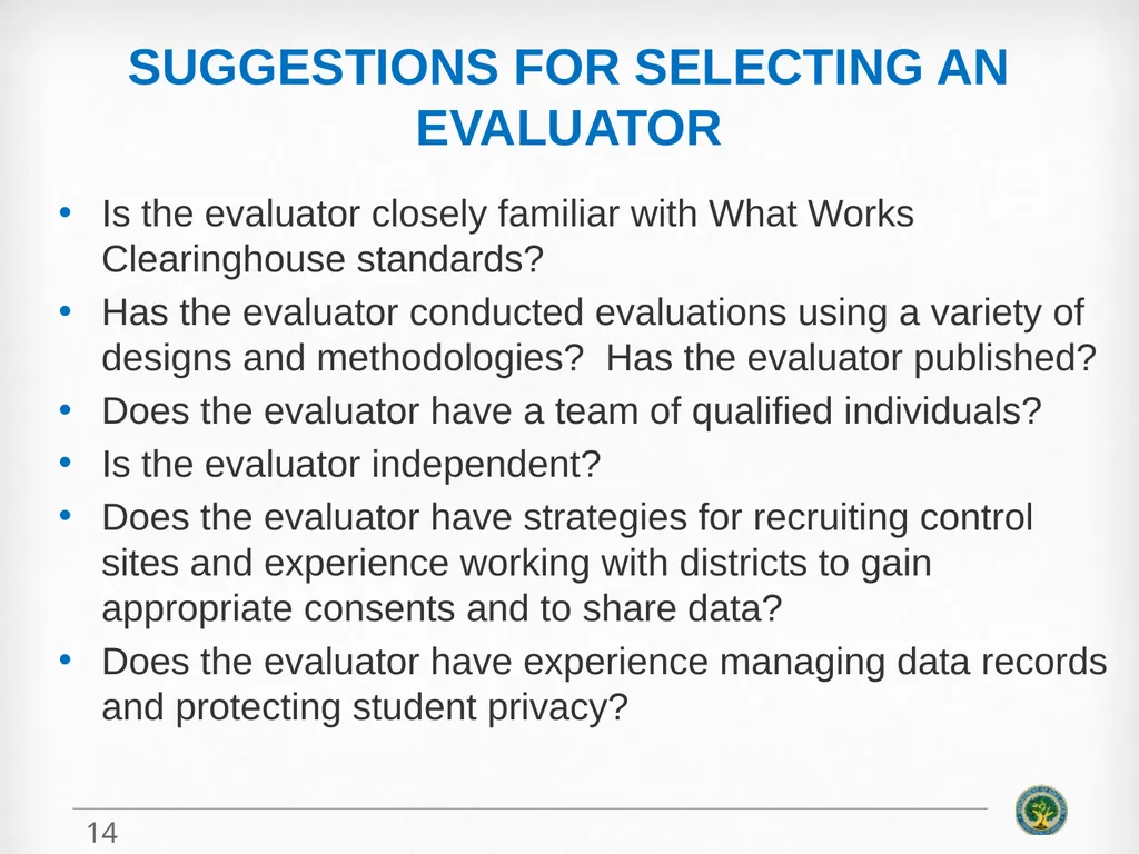 Education Innovation and Research (EIR) Mid-Phase - slide 14 of 19