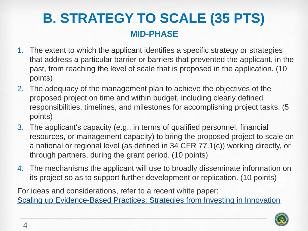 Education Innovation and Research (EIR) Mid-Phase - slide 4 of 19