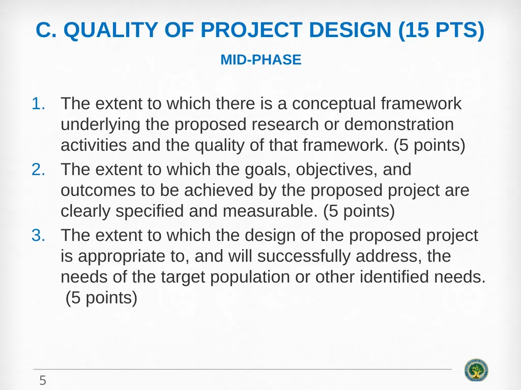 Education Innovation and Research (EIR) Mid-Phase - slide 5 of 19