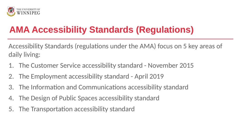 AMA Employment Standard Module 1 – Introduction - slide 12 of 58