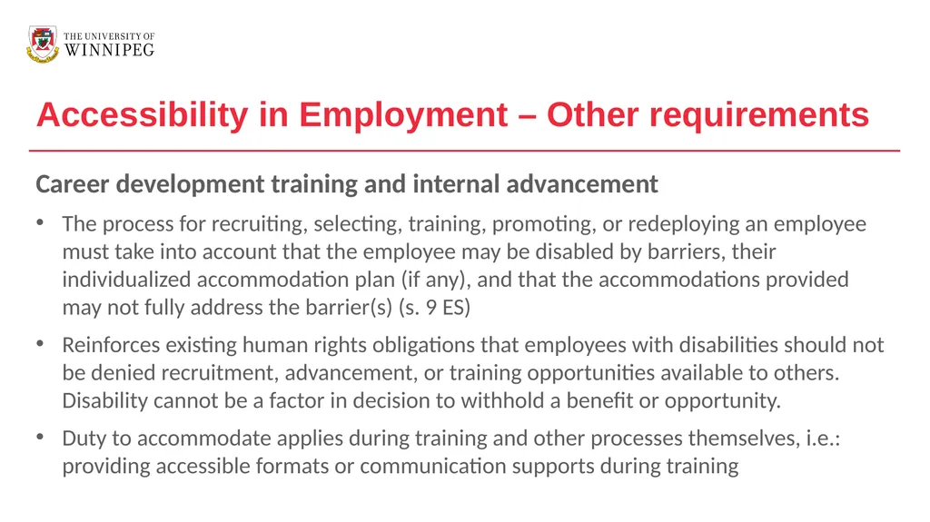 AMA Employment Standard Module 1 – Introduction - slide 50 of 58