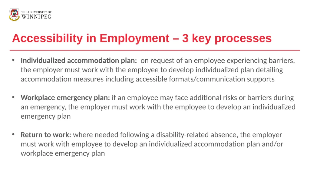 AMA Employment Standard Module 1 – Introduction - slide 45 of 58