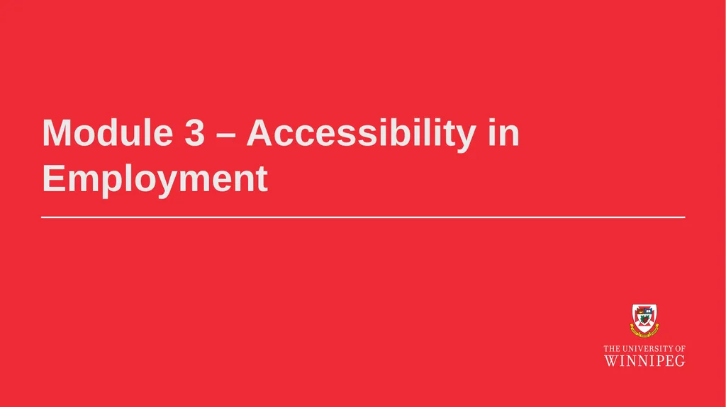 AMA Employment Standard Module 1 – Introduction - slide 42 of 58