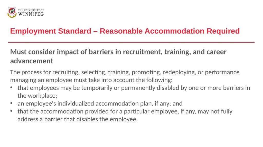 AMA Employment Standard Module 1 – Introduction - slide 18 of 58