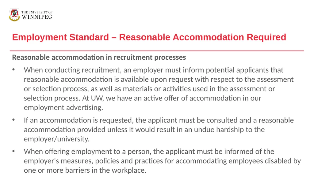 AMA Employment Standard Module 1 – Introduction - slide 17 of 58