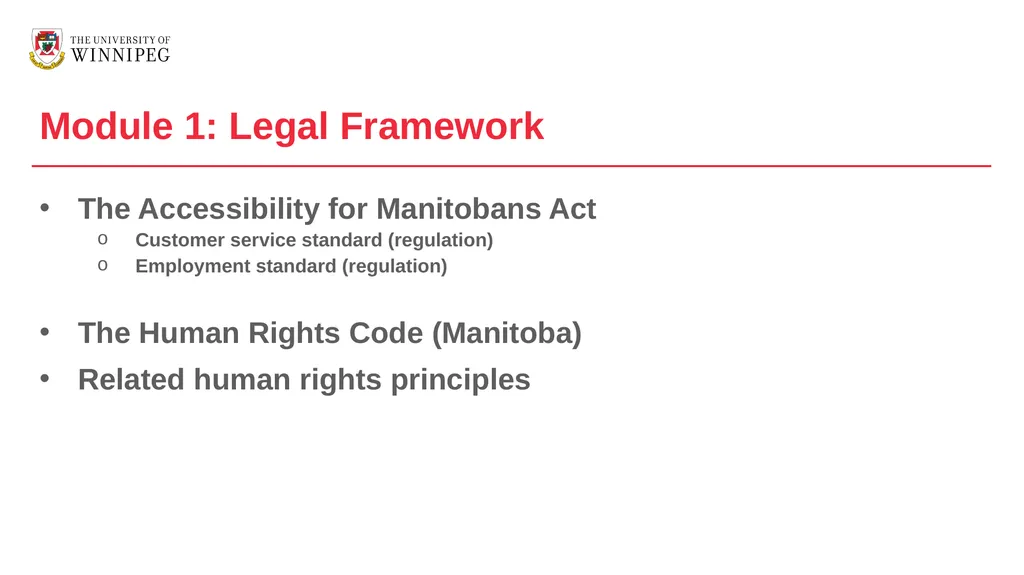 AMA Employment Standard Module 1 – Introduction - slide 8 of 58