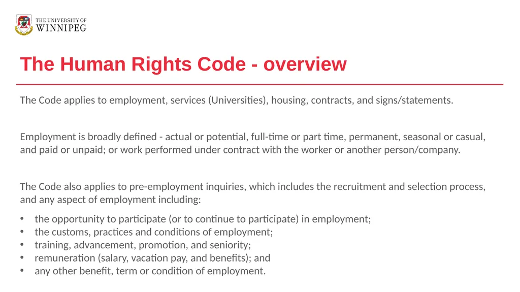 AMA Employment Standard Module 1 – Introduction - slide 24 of 58