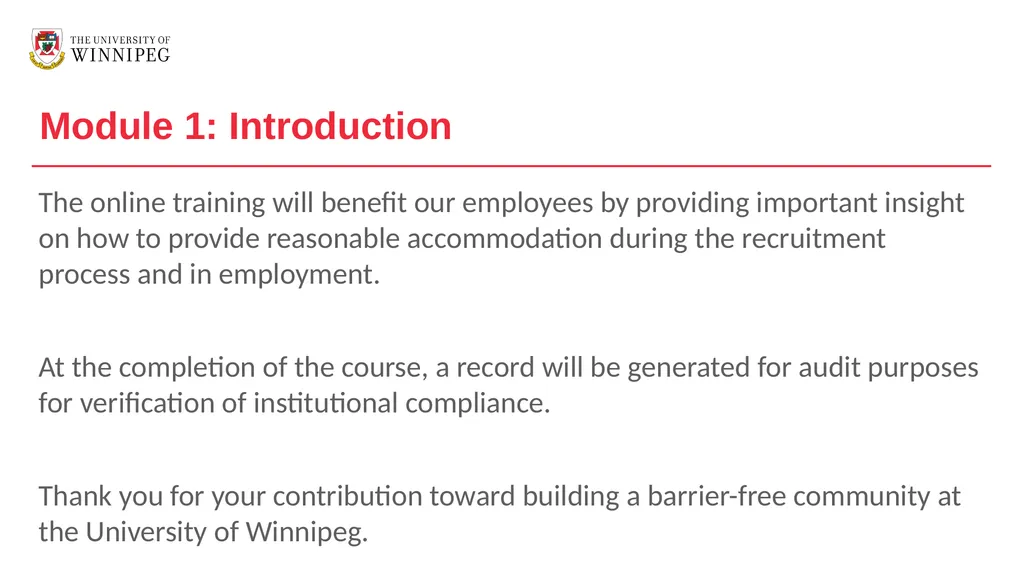 AMA Employment Standard Module 1 – Introduction - slide 4 of 58