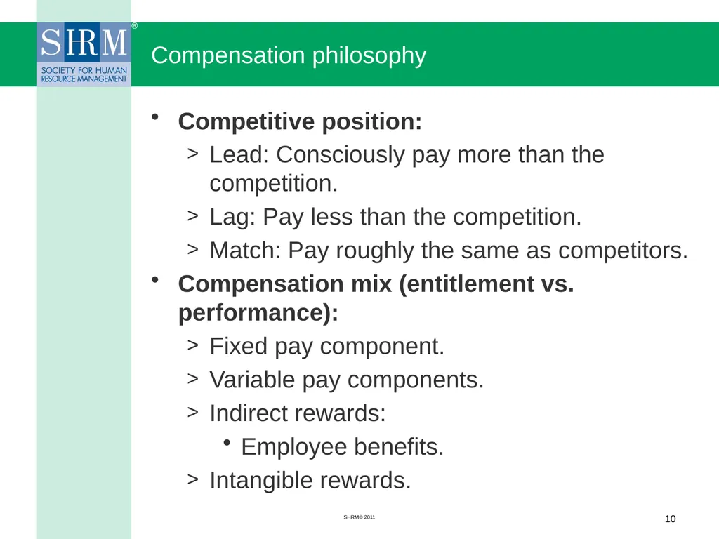 Managing a Salary Survey Project Patricia A. - slide 10 of 47