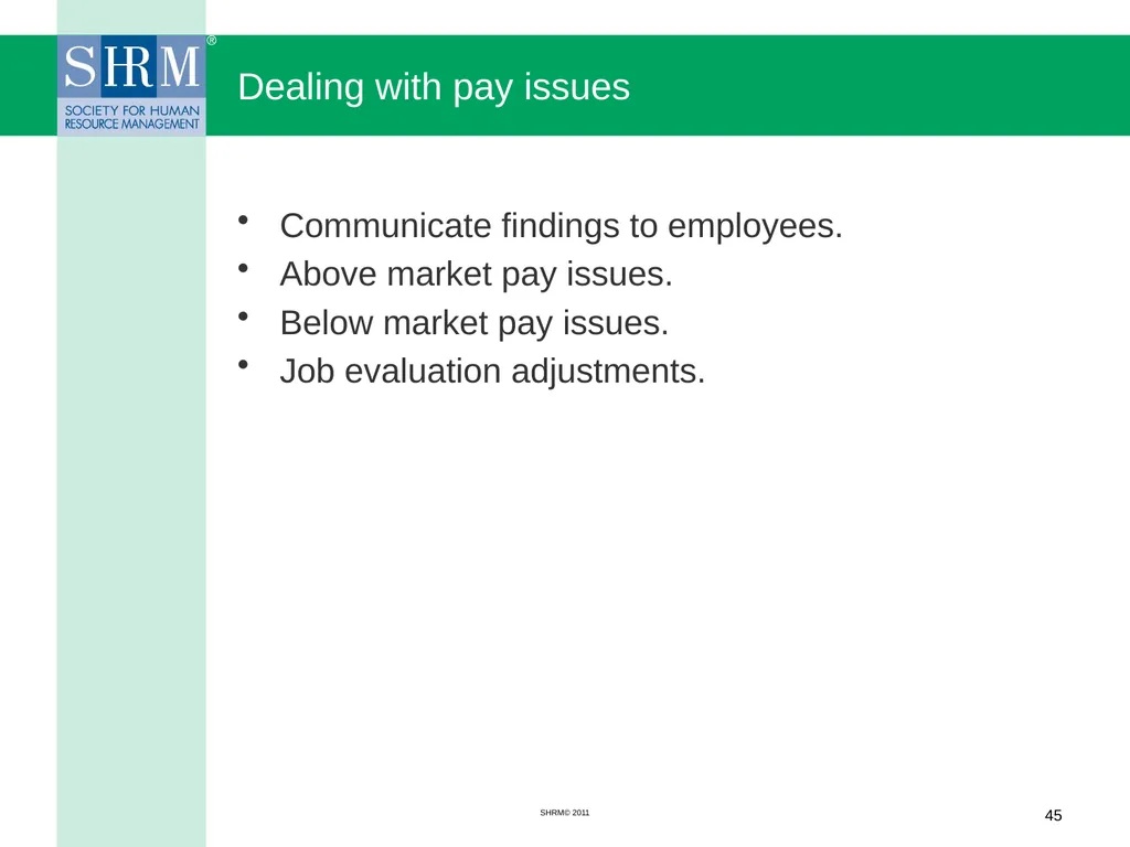 Managing a Salary Survey Project Patricia A. - slide 45 of 47