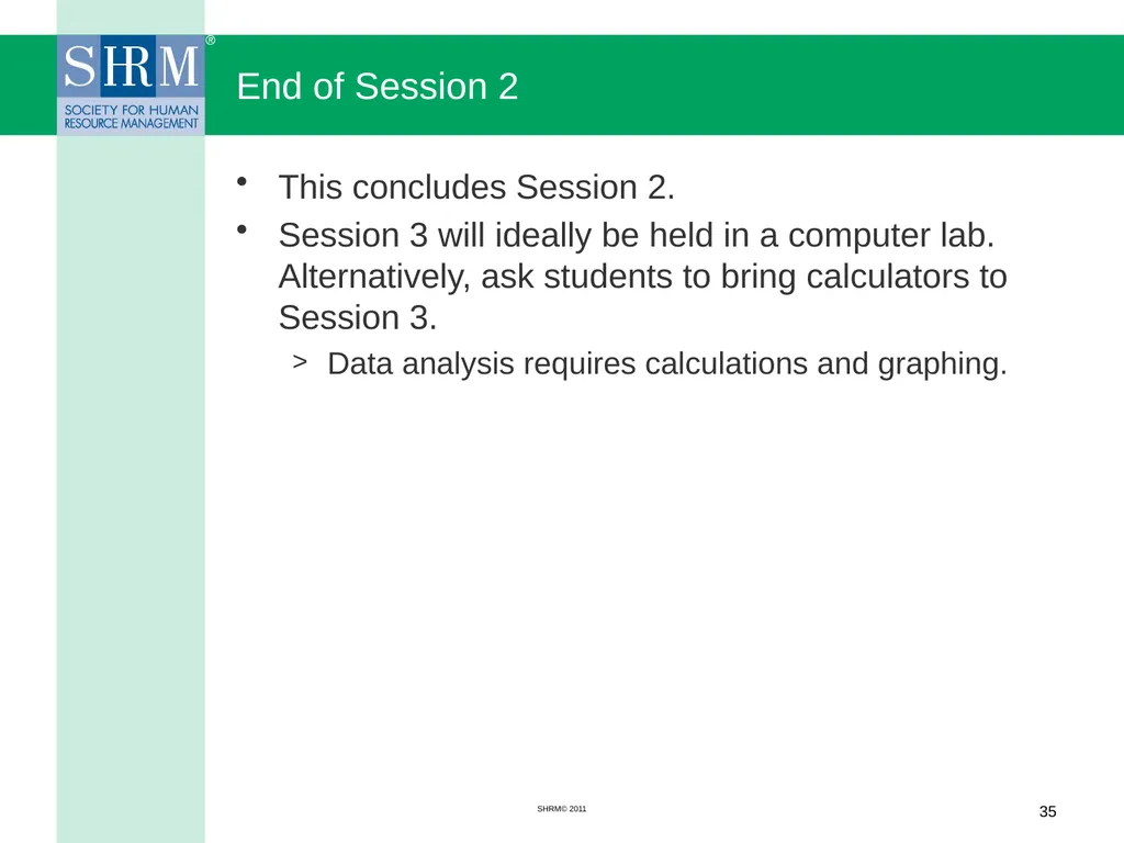 Managing a Salary Survey Project Patricia A. - slide 35 of 47