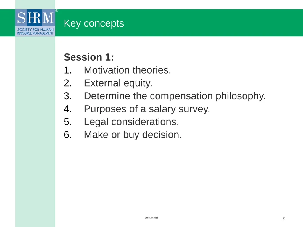 Managing a Salary Survey Project Patricia A. - slide 2 of 47