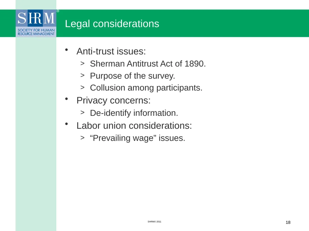 Managing a Salary Survey Project Patricia A. - slide 18 of 47