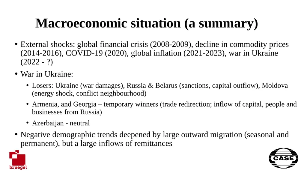 Marek Dabrowski Fellow at CASE, Non-Resident - slide 3 of 13