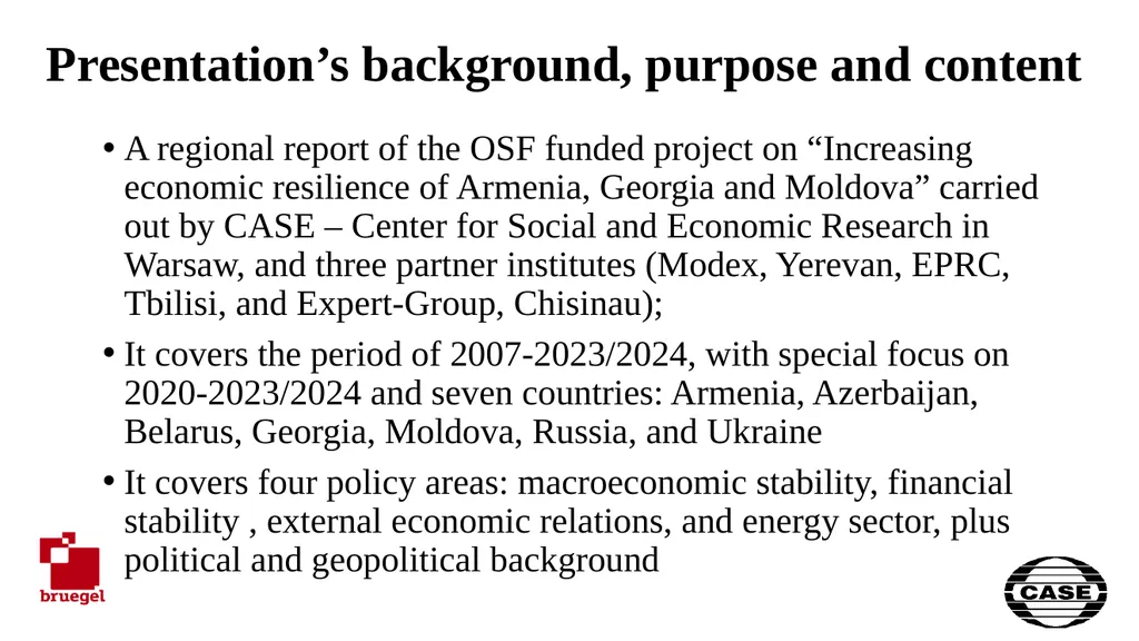 Marek Dabrowski Fellow at CASE, Non-Resident - slide 2 of 13