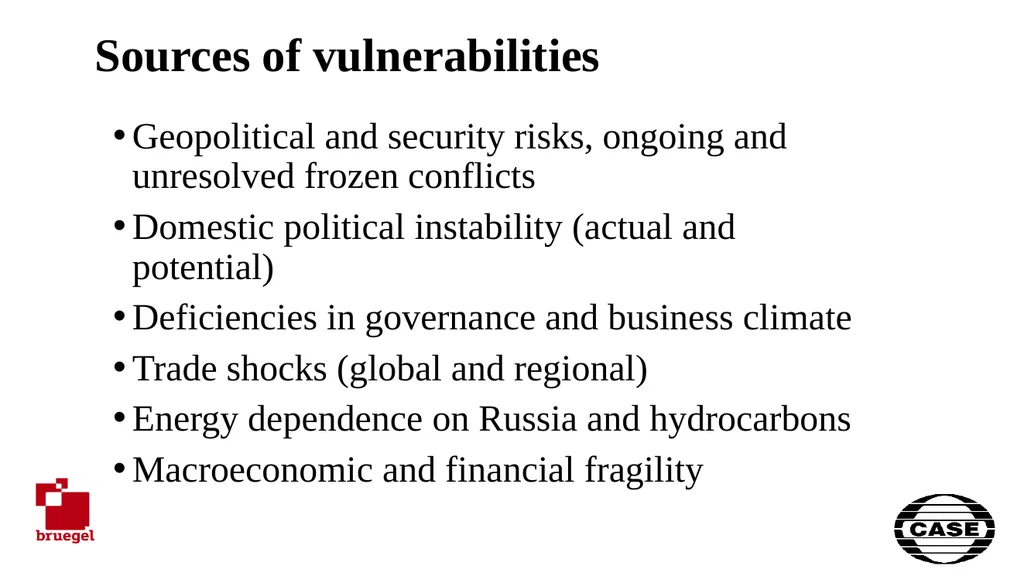 Marek Dabrowski Fellow at CASE, Non-Resident - slide 13 of 13