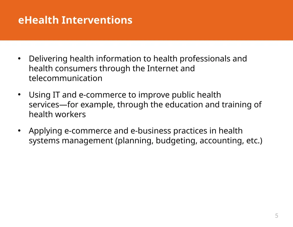 MODULE 8: Information and Communication Technology - slide 5 of 23