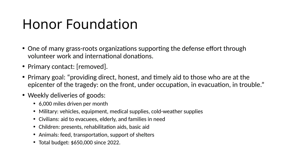 Burke Presbyterian and the Honor Foundation - slide 4 of 10