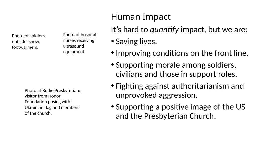 Burke Presbyterian and the Honor Foundation - slide 9 of 10