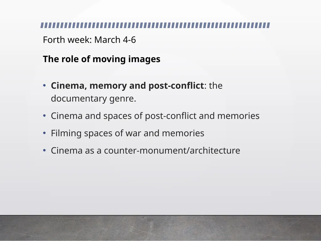 Semiotics of conflict Prof. Cristina Demaria - slide 18 of 23